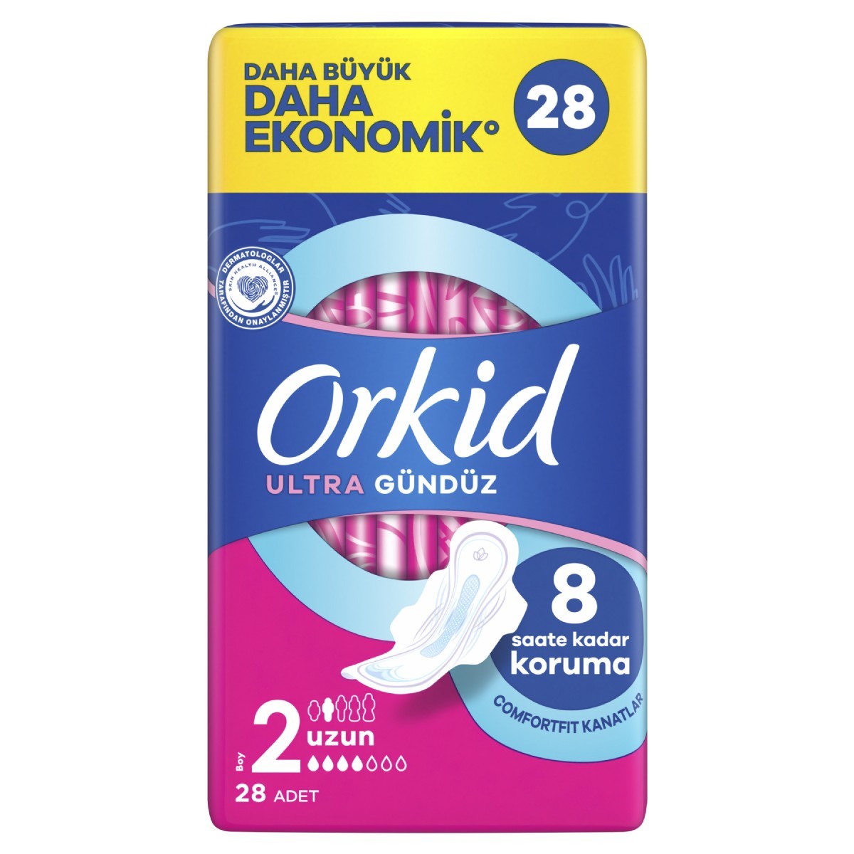 Orkid Ultra Ekstra Dörtlü Paket Uzun 28 adet | ORKİD | Aykanlar Kapıda