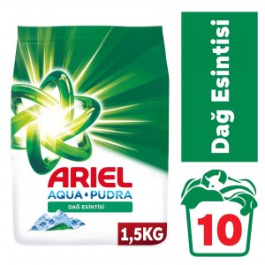 Ariel 1,5 Kg AquaPudra Dağ Esintisi Toz Çamaşır Deterjanı